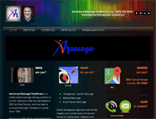 Tablet Screenshot of amhmassage.com